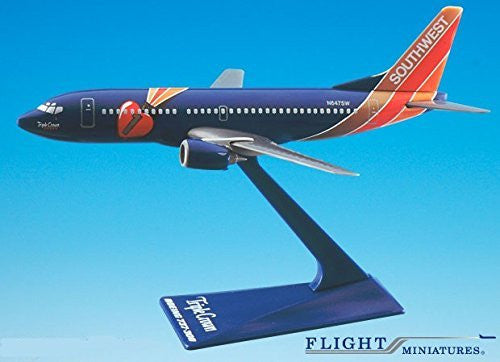 Southwest Triple Crown 737-300 Airplane Miniature Model Plastic Snap Fit 1:200 Part# ABO-73730H-404