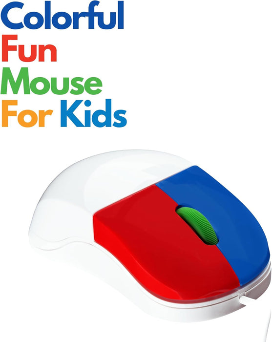 Clevy ABC Maestro Home Bundle - Clevy Home School Package - Uppercase Colorful Kids Keyboard, Clevy Kids Mouse, Clevy Kids Headphone and ABC Maestro Home - Multilingual Tutor Software (Home Edition)
