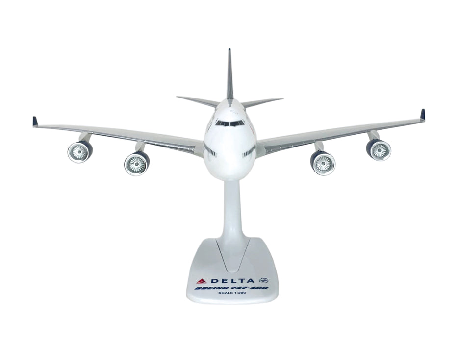 Delta (07-Cur) Boeing 747-400 Avion Miniature Modèle Snap Fit 1:200 Part#ABO-74740H-019