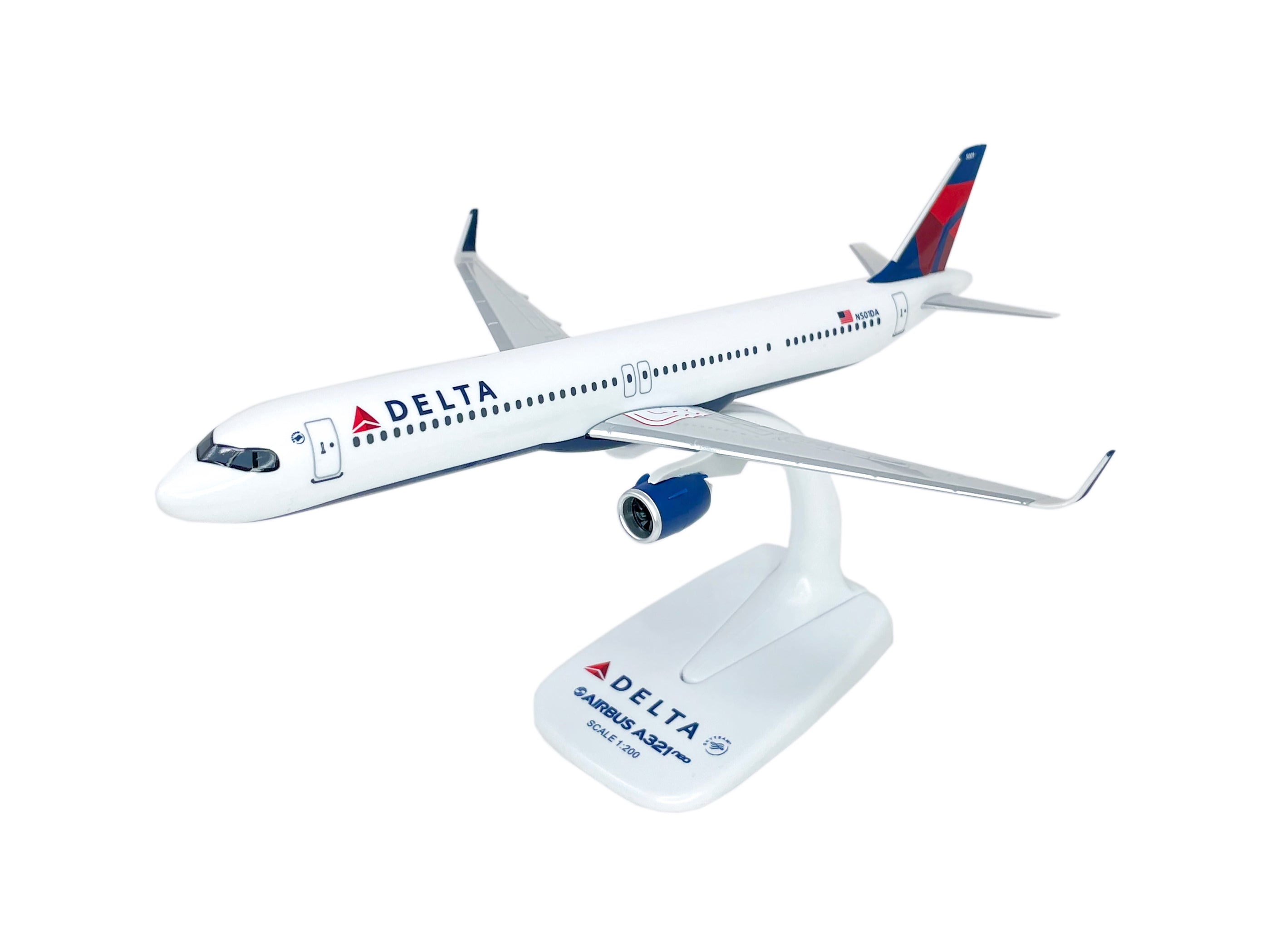 Flight Miniatures Delta (07-Cur) A321neo 1:200 Scale Model Airplane ...