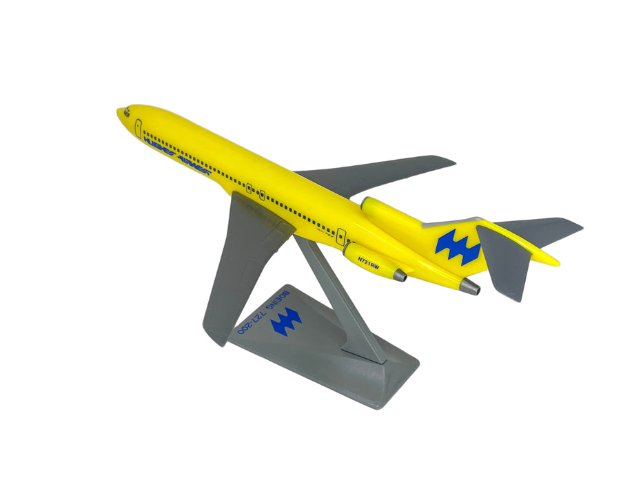 Hughes Airwest 727-200 Airplane Miniature Model Plastic Snap-Fit 1:200 Part#ABO-72720H-017