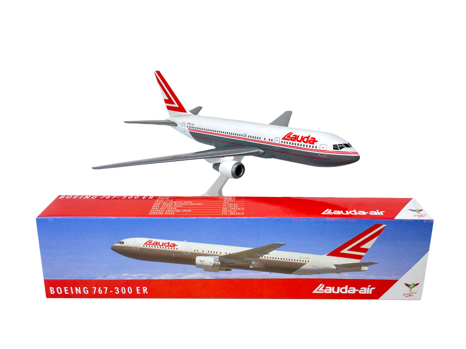 Lauda Air (OC) 767-300 Modèle miniature d'avion en plastique Snap-Fit 1:200 Part#ABO-76730H-003