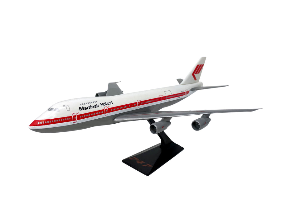 Martinair (73-95) 747-100/200 Modelo de avión en miniatura Plástico Snap-Fit 1:250 Parte # ABO-74710I-002