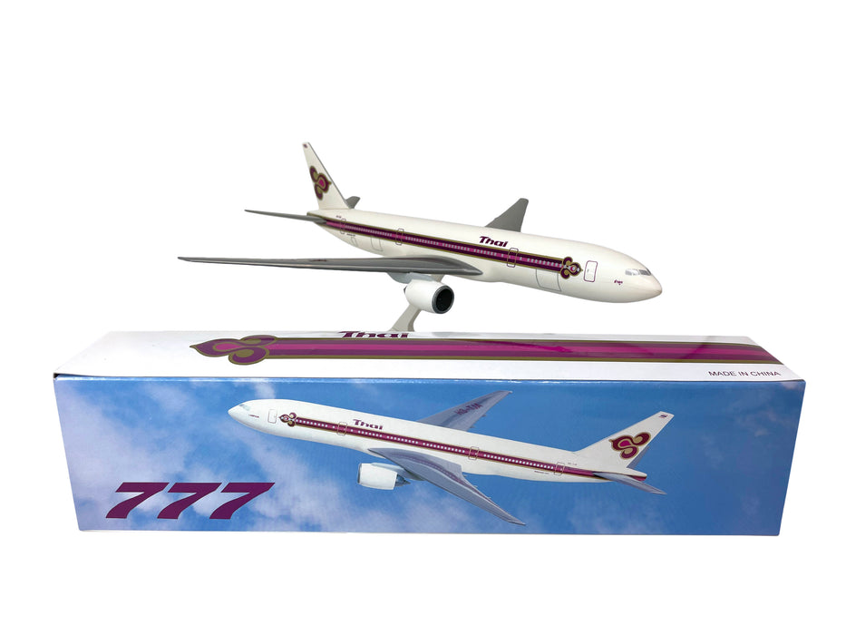 Thai Airline (77-05) 777-200 Modèle miniature d'avion en plastique Snap Fit 1:200 Part # ABO-77720H-008