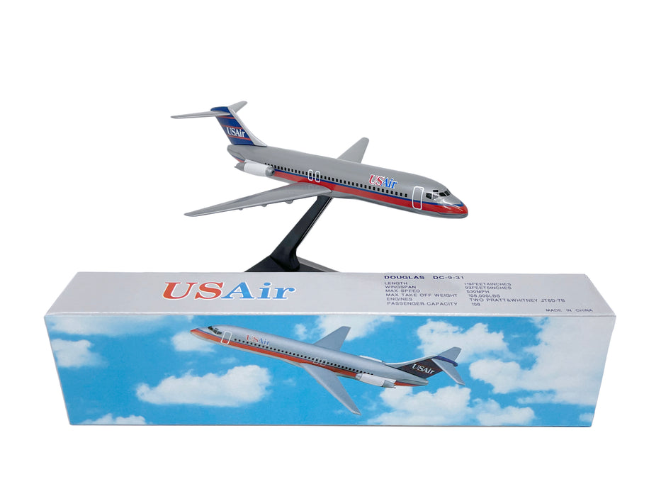 USAir (89-97) DC-9 Avion Miniature Modèle Plastique Snap Fit 1:200 Part # ADC-00903H-006