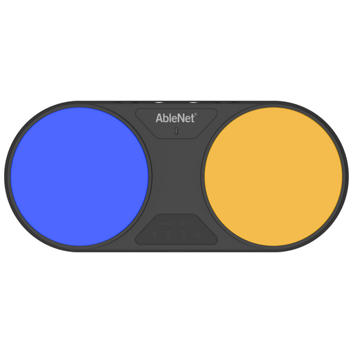AbleNet Blue2 FT - FeatherTouch Activation: Wireless Switch Access for iPad, Computer, and Mobile Devices - Compatible with AbleNet Accessibility Switches - Product Number: 10000053