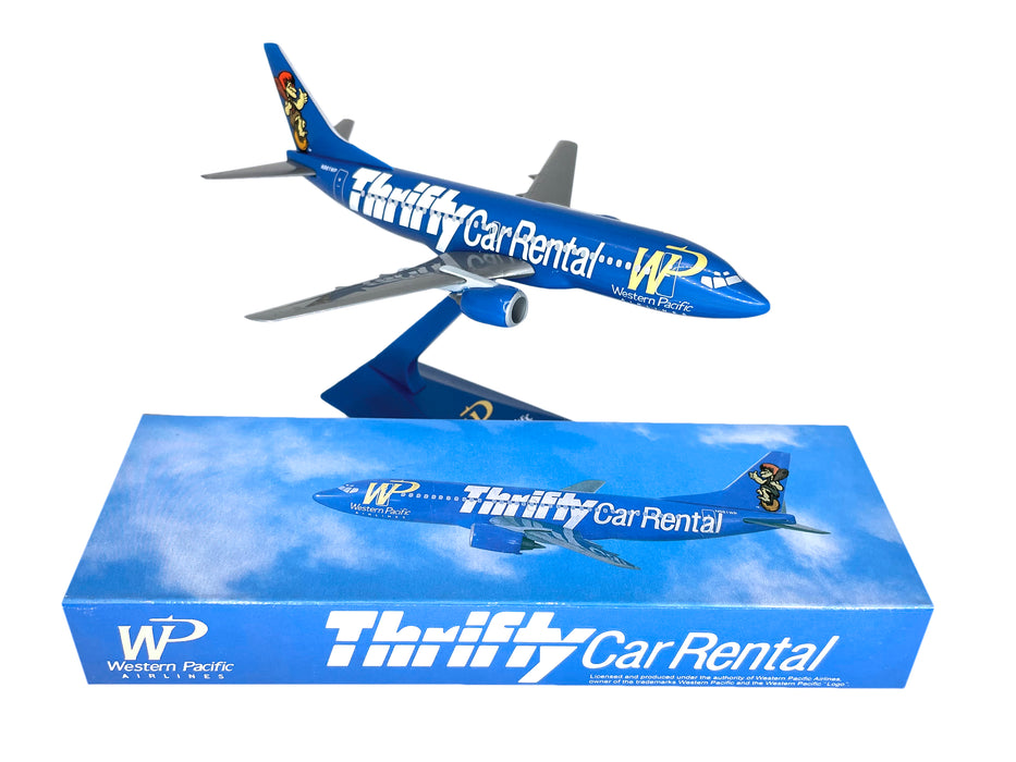 Western Pacific Thrifty 737-300 Avion Miniature Modèle Plastique Snap-Fit 1:200 Pièce # ABO-73730H-011