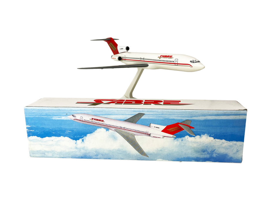 Sabre Airways Boeing 727-200 Avion Miniature Modèle Plastique Snap-Fit Échelle 1:200 Pièce # AABO-72720H-025