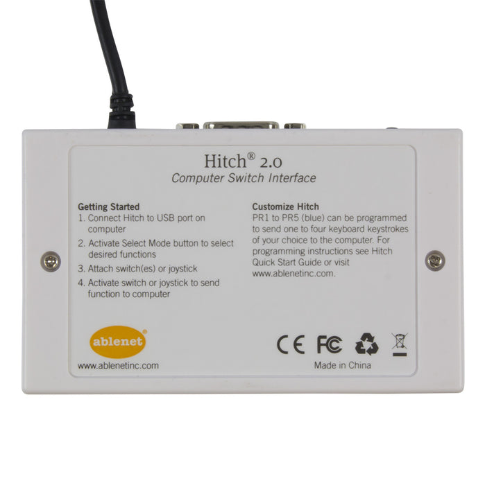 Interface de commutateur d'ordinateur AbleNet 10000021 Hitch2