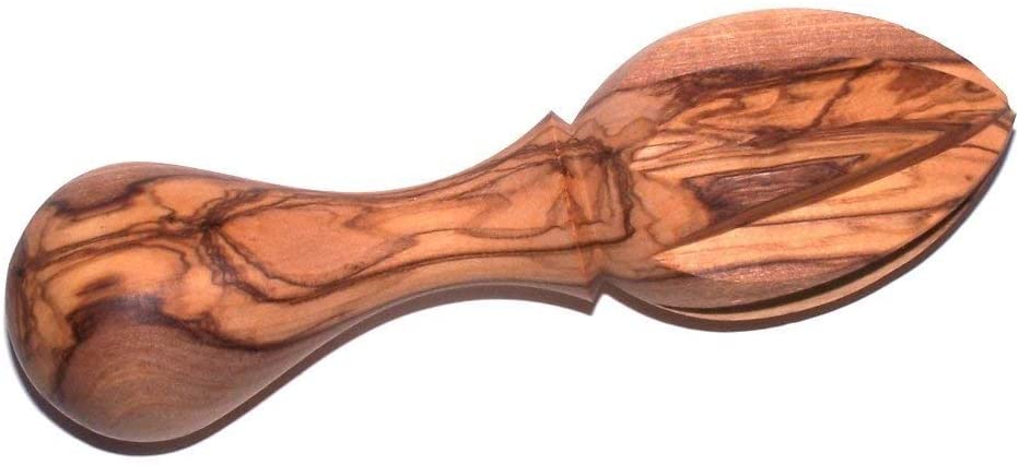 Olive Wood Citrus Lemon, Lime, and Orange Handmade Reamer Juicer Squeezer - (6" x 0.6" x 0.2") (6 inches in length)