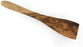 Espátula perforada de madera de olivo hecha a mano, utensilios decorativos y de cocina hechos a mano y tallados a mano por artesanos (11.75" x 2.5" x 0.3")
