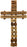 AramediA Olive Wood Handcrafted Our Father Wall Cross Hand Crafted by Artisans in The Holy Land - 10" x 6" x 0.5" (inches)