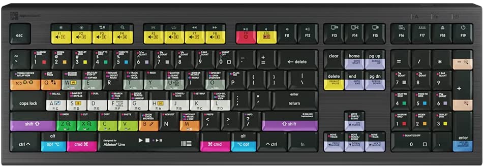 Clavier logique conçu pour Ableton Live 10 compatible avec le clavier rétroéclairé macOS-Astra 2 # LKB-ABLT-A2M-US