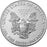 2020 1 OZ .999 Silver Eagle Dollar Coin BU, Walking Liberty, sin circular por la menta de EE. UU. - Viene con soporte para cápsulas de monedas con protección sellada