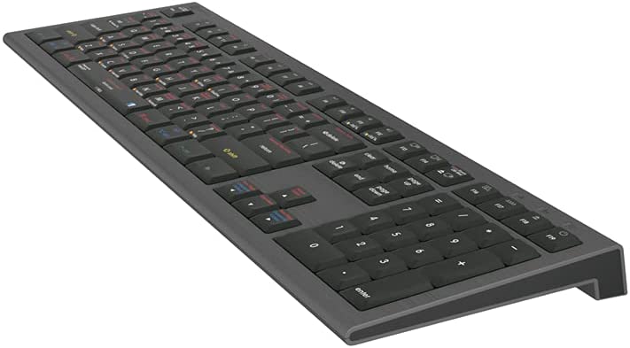 Logickeyboard Shortcut Keyboard Compatible with macOS- Astra 2 Backlit Keyboard # LKB-OSX-A2M-US