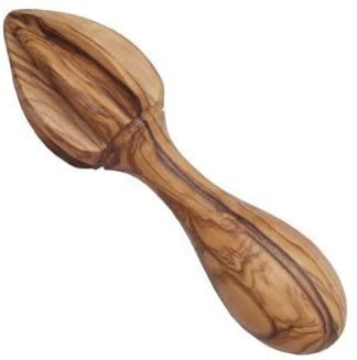 Handmade Olive Wood Citrus Lemon, Lime, and Orange Reamer Juicer Squeezer and Honey Dipper Combo / Bundle - by artisans