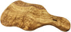 Planche à découper en bois d'olivier faite à la main avec poignée, faite à la main et sculptée à la main par des artisans - Dimensions : 45,72 x 21,59 x 2 (cm) ou 18 x 8,5 x 0,7 (pouces) ; - Poids : 1,6 kg / 3,4 livres