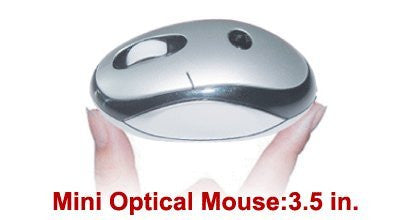 Battery Free Wireless Optical Mouse and a USB 2 ft. Wired Pad - Does Not Use Batteries Totally Green Environmentally Friendly Solution