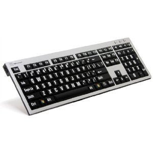 LogicKeyboard LargePrint PC (Blanc/Noir)