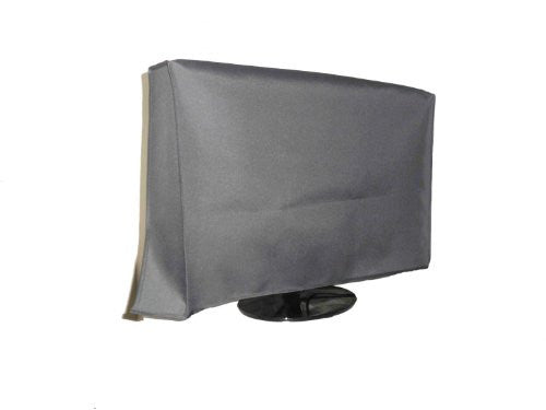 Large Flat Screen TV (65") Vinyl Padded Dust Sliver Color Covers 