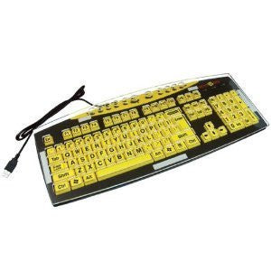 Keyguard for Keys U See Large Print Keyboard - Keyboard is not Included