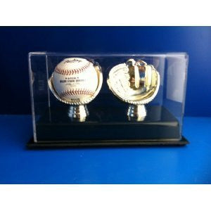 Golden Glove Ball Case - Double - Sports Memoriablia Display Case.