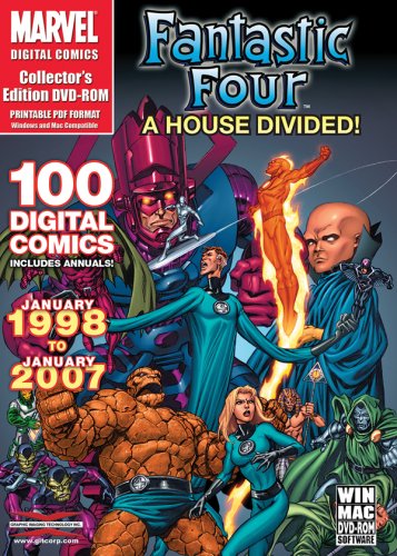 Marvel Comics - Fantastic Four: A House Divided - Más de 100 cómics digitales desde enero de 1998 hasta enero de 2007 en DVD-ROM en formato Acrobat PDF (Mac y Windows)