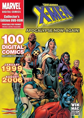 Marvel Comics - Uncanny X-MEN - Apocalypse Now - Again! - Over 100 Digital Comics from January 1999 to August 2006 on DVD-ROM in Acrobat PDF Format (Mac & Windows) [DVD]