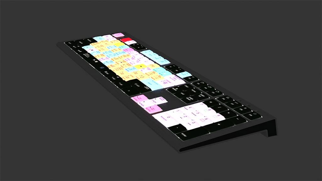 Logickeyboard Designed for Adobe Lightroom CC Compatible with macOS- Astra 2 Backlit Keyboard # LKB-LGTRCC-A2M-US