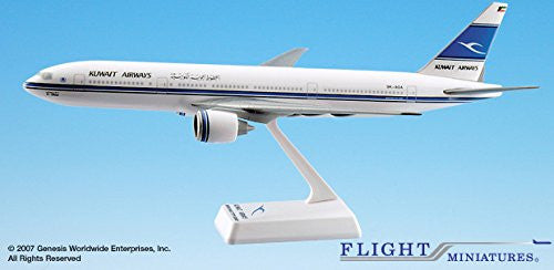 Boeing 777-200 Kuwait Airways Modelo a escala 1/200 de Flight Miniatures # ABO-77720H-019