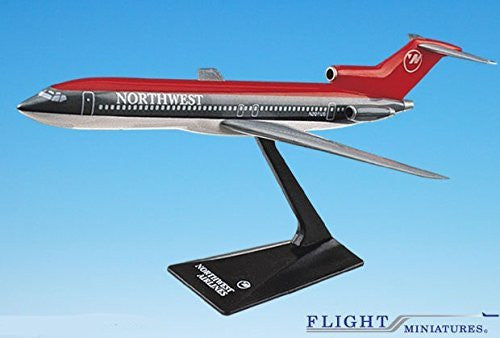 Northwest (89-03) 727-200 Airplane Miniature Model Plastic Snap-Fit 1:100 Part# ABO-72720H-006