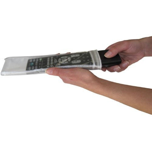 Disposable TV Remote Covers Pack of 10 - The Cover Fits Securely - Sewn Elastic Edge, Measures 8.5" X 3"