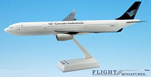 Garuda Indonesia A330-300 Airplane Miniature Model Plastic Snap-Fit 1:200 Part# AAB-33030H-005