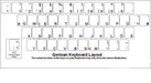 German Keyboard Stickers 