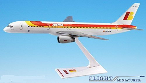 Iberia Boeing 757-200 Airplane Miniature Model Snap Fit 1:200 Part# ABO-75720H-031