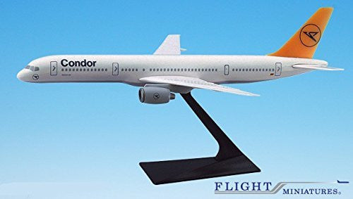 Condor 757-200 Airplane Miniature Model Plastic Snap-Fit 1:200 Part# ABO-75720H-038