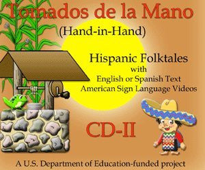MSL Mexican Sign Language Tomados de la Mano CD II - Hispanic Story for Windows Only