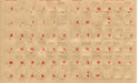Russian - Cyrillic & English Transparent Keyboard Stickers with Red Letters