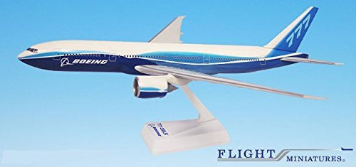 Boeing Demo (04-Cur) 777-200LR Modelo de avión en miniatura Plástico Snap Fit 1:200 Parte # ABO-7772LH-001