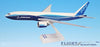 Boeing Demo (04-Cur) 777-200LR Avion Miniature Modèle Plastique Snap Fit 1:200 Part # ABO-7772LH-001