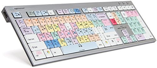 Teclado lógico diseñado para Magix Vegas Pro 15- PC Slim Line Keyboard- Windows 7-10-Parte: LKBU-VEGAS-AJPU-US