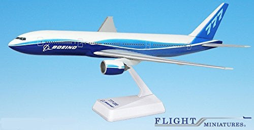 Boeing Demo (04-Cur) 777-200 Modèle miniature d'avion en plastique Snap Fit 1:200 Part # ABO-77720H-029