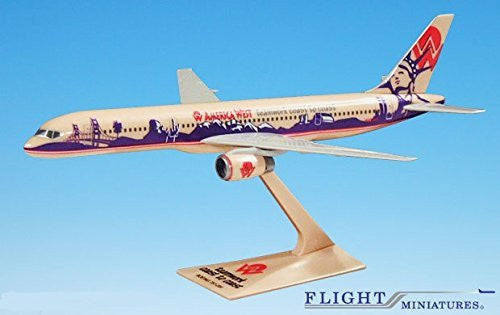 America West "Teamwork" Boeing 757-200 Airplane Miniature Model Plastic Snap Fit 1:200 Part# ABO-75720H-505