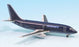 Airplane Miniature Braniff Ultra N464AC Boeing 737-200 1:500 Part# A015-IF5732007