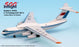 Prototype colors CCCP-86712 IL-76 Airplane Miniature Model Metal Die-Cast 1:500 Part# A015-IF5176005