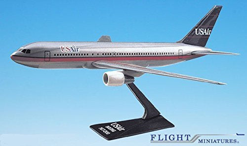USAir (89-97) 767-200 Modelo de avión en miniatura Plástico Snap-Fit 1:200 Part#ABO-76720H-003