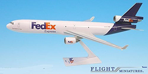FedEx (05-Cur) MD-11 Modelo de avión en miniatura Ajuste a presión 1:200 Parte # AMD-01100H-030