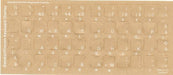 Swedish - Finnish Keyboard Overlays Stickers, Labels.