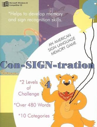 Paquete ASL Con-SIGN-Tration n.° 1, n.° 2, n.° 3 y n.° 4: un juego de memoria del lenguaje de señas estadounidense