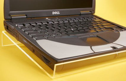 Support pour ordinateur portable compact pour une saisie facile et un confort idéal pour les ordinateurs portables, les claviers compacts et l'Alphasmart